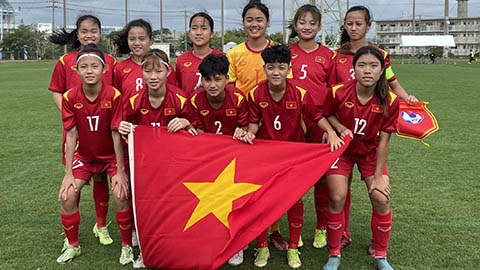 U17 nữ Việt Nam thắng đậm đội Nhật Bản với tỷ số không ngờ